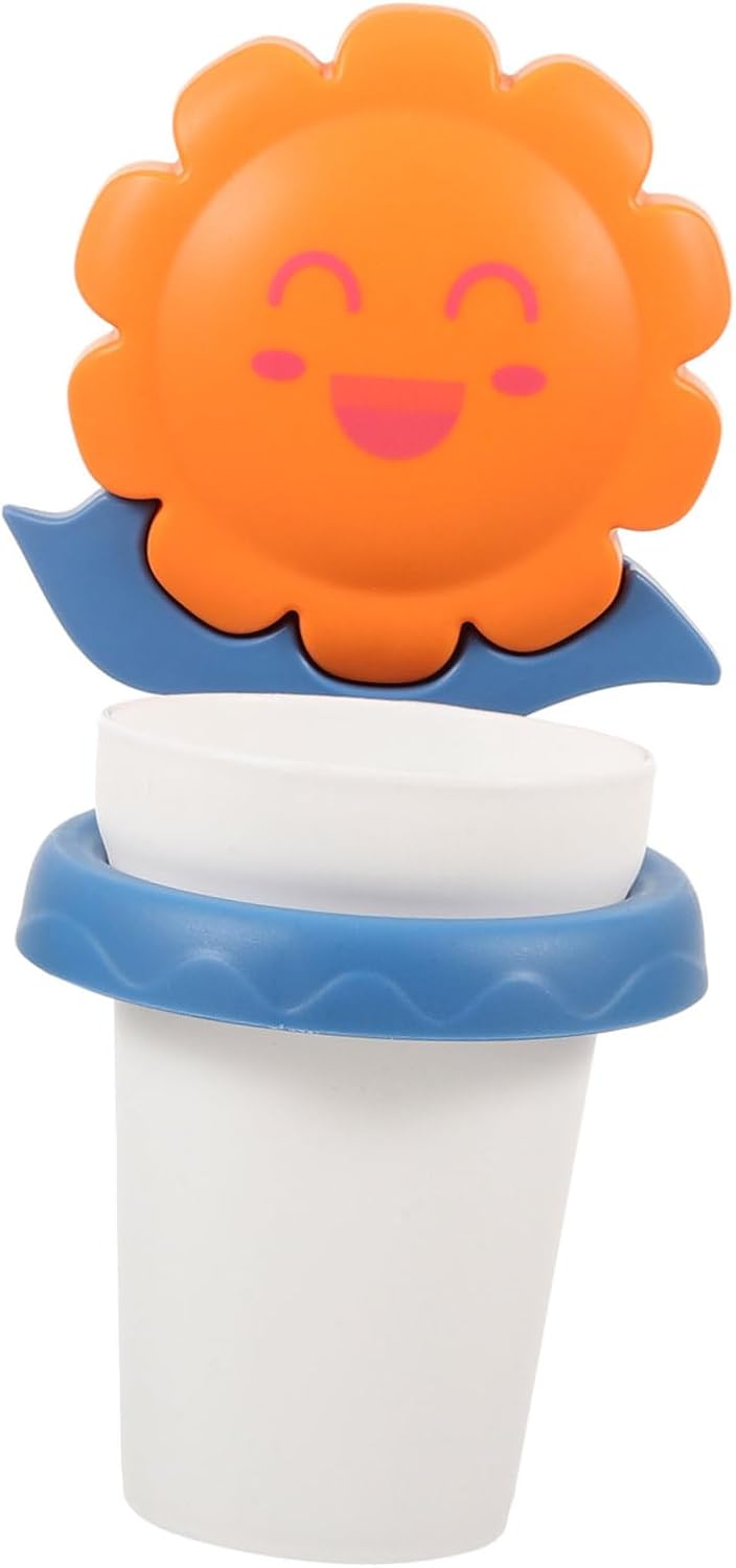 LIFKOME Cartoon Toothbrush Cup Rack Wall-Mounted Organizer 1