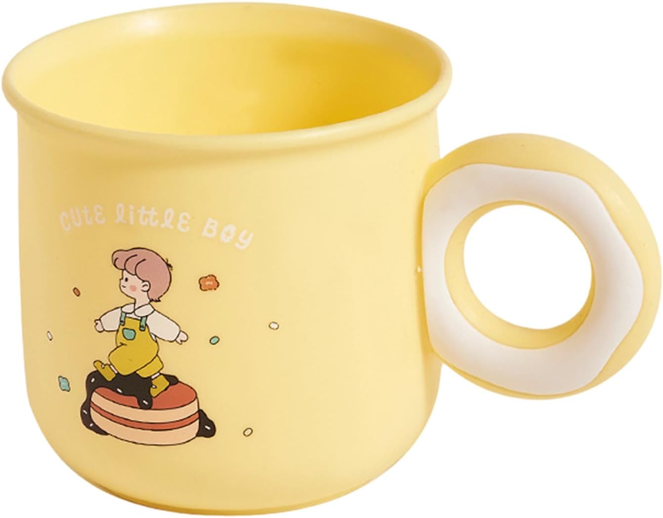 Cute Toothbrush Holder Cup for Kids with Kawaii Dessert Design