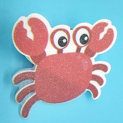 Ipetboom Bath Stickers Non-Slip 5pcs Crab Shape Frosted Decals