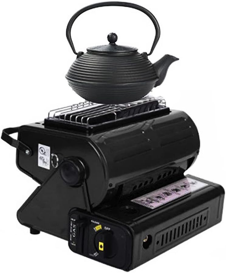 HXSM Portable Propane Heater Stove 2 in 1 Black