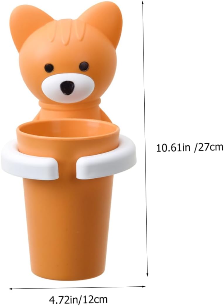 Homoyoyo Wall-Mounted Toothbrush Holder with Cartoon Design 1
