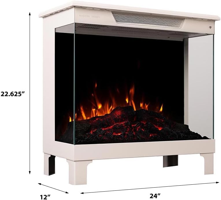Modern Ember Skyline Smart Electric Fireplace