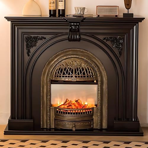 Aihm-Lon Electric Fireplace with Retro Arch Design and Remote Control 1