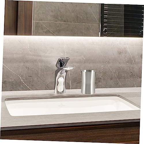 UTHCLO Travel Toothbrush Cup Stainless Steel 1