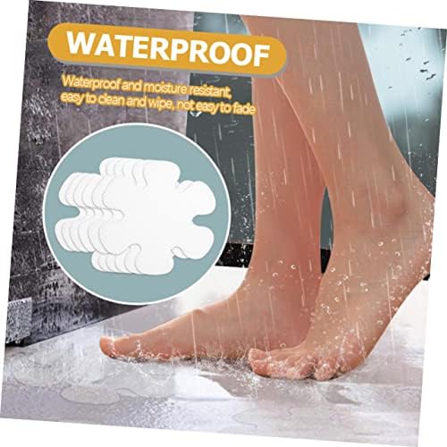 12pcs Flower Design Non-Slip Stickers for Bathroom