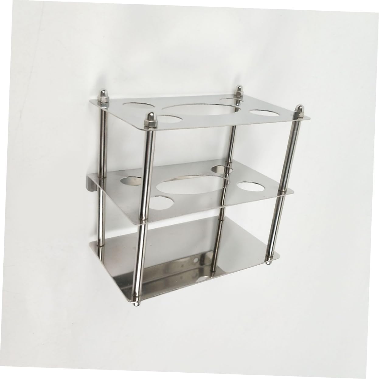 Stainless Steel Toothbrush Holder with Toothpaste Rack