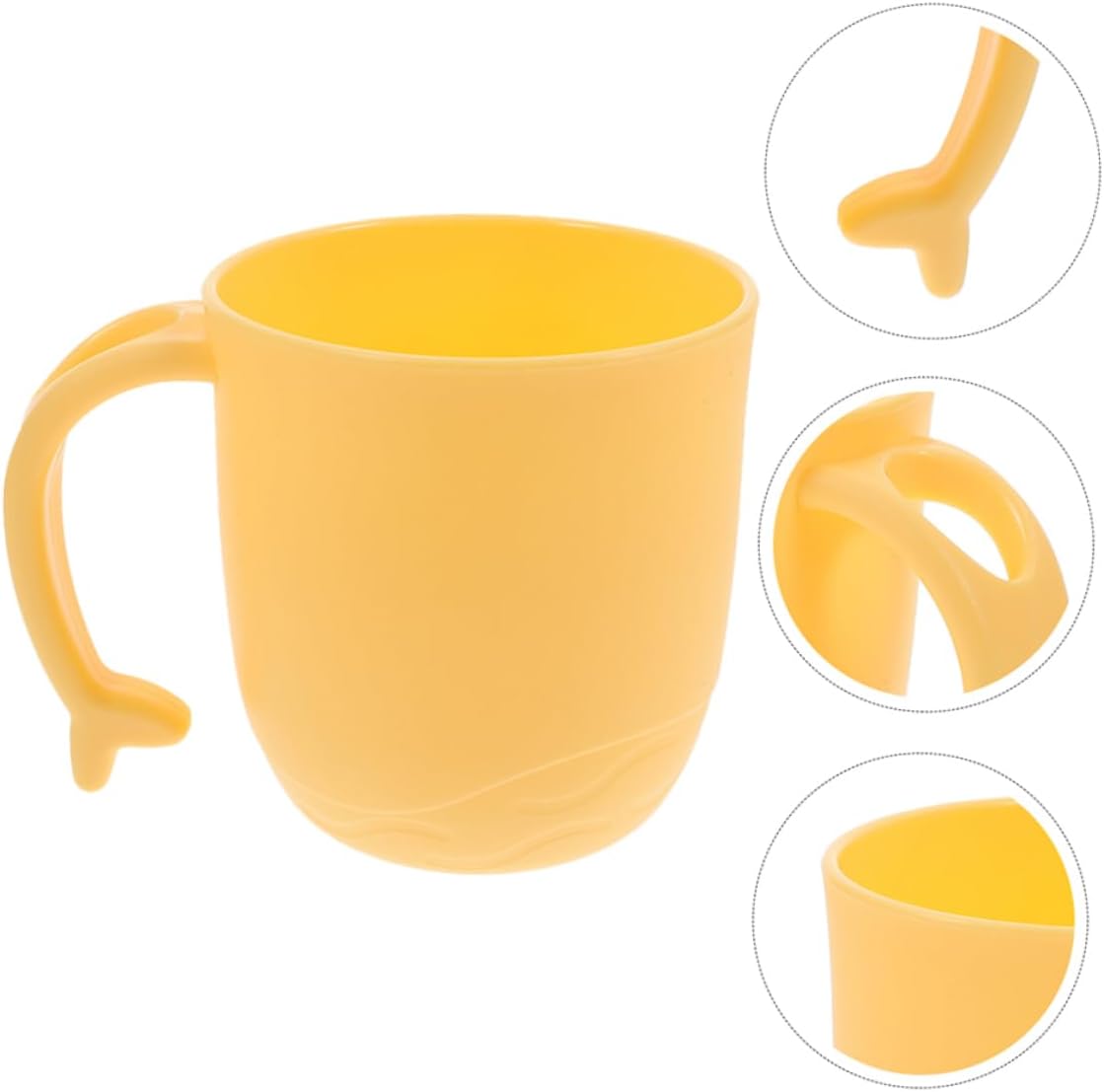 3PCS Dolphin Tail Handle Toothbrush Cups