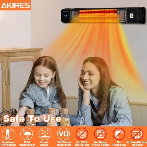 CLEIPENG Outdoor Electric Space Heater with Remote Control