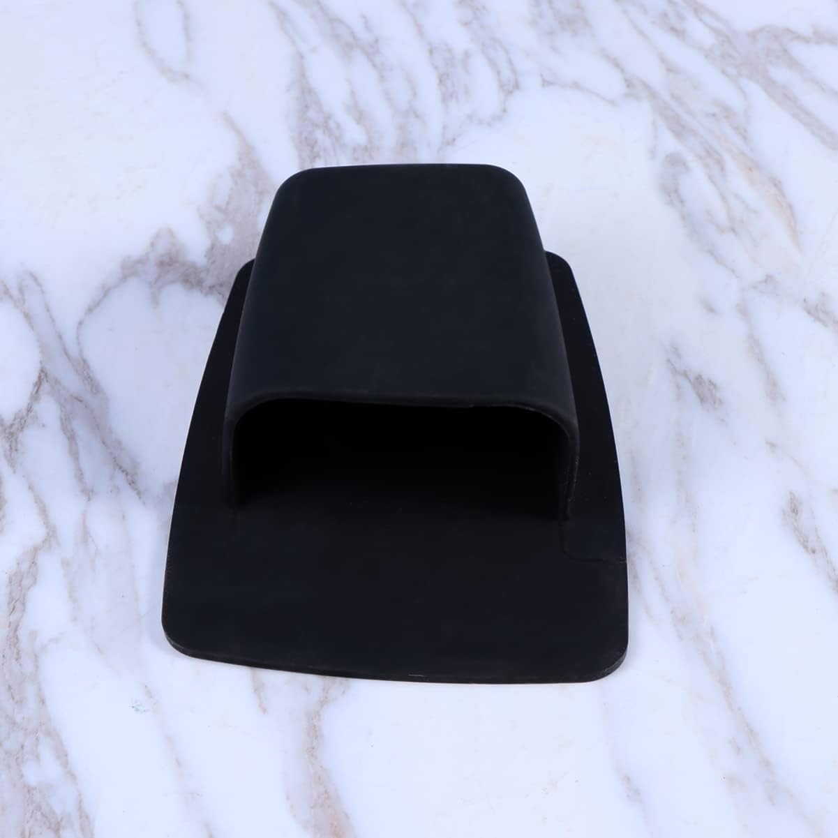 UTHCLO Silicone Razor Holder Bathroom Organizer Wall Mounted Storage Black