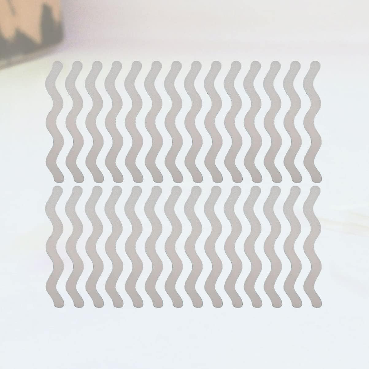 ABOOFAN 36Pcs S Shape Anti-Slip Bathtub Stickers
