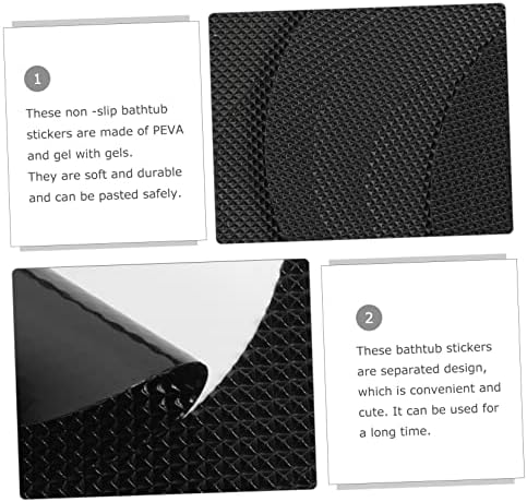 WOONEKY Non-Slip Bathtub Stickers 20 Sheets Easy Install