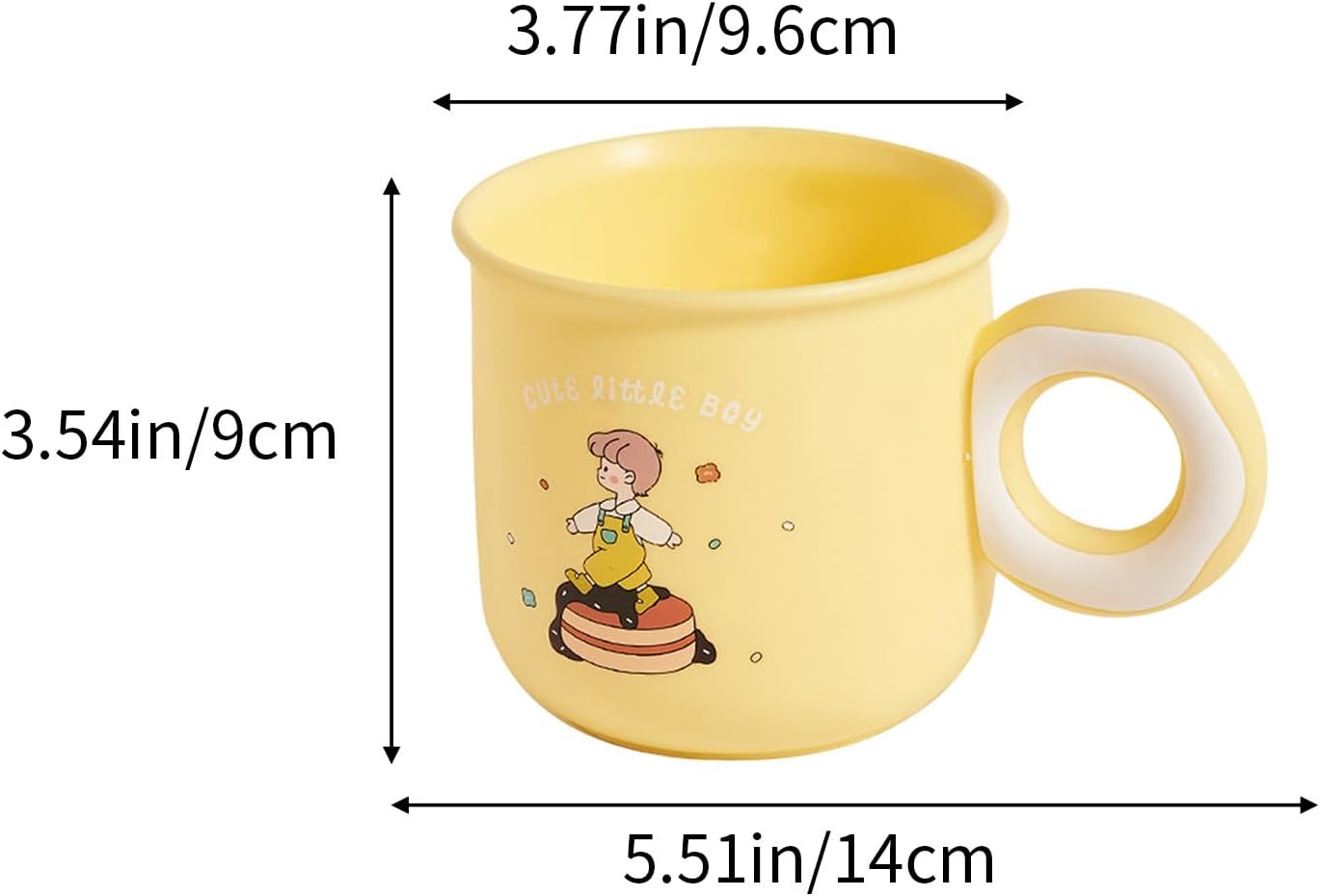 Cute Toothbrush Holder Cup for Kids with Kawaii Dessert Design