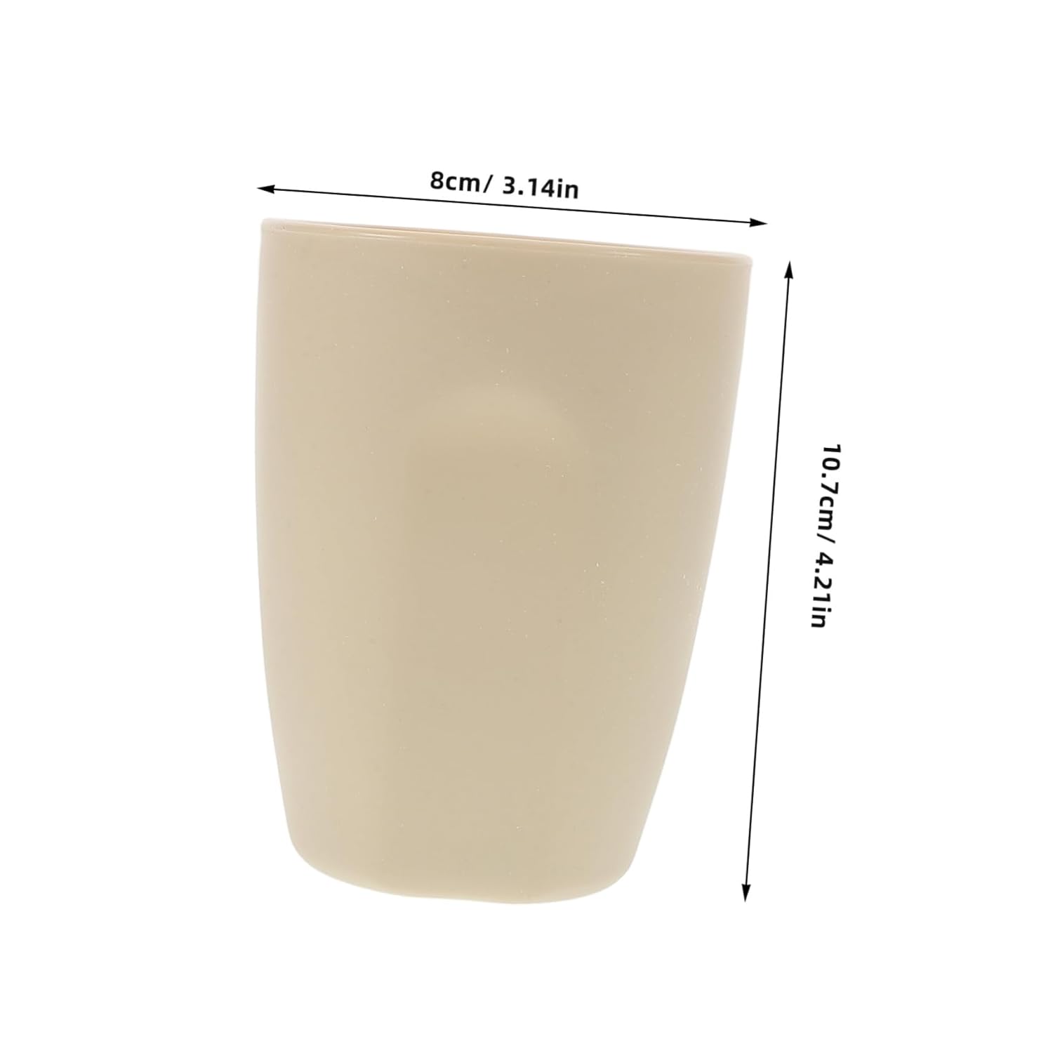 CANIGHT Reusable Toothbrush Cup for Bathroom