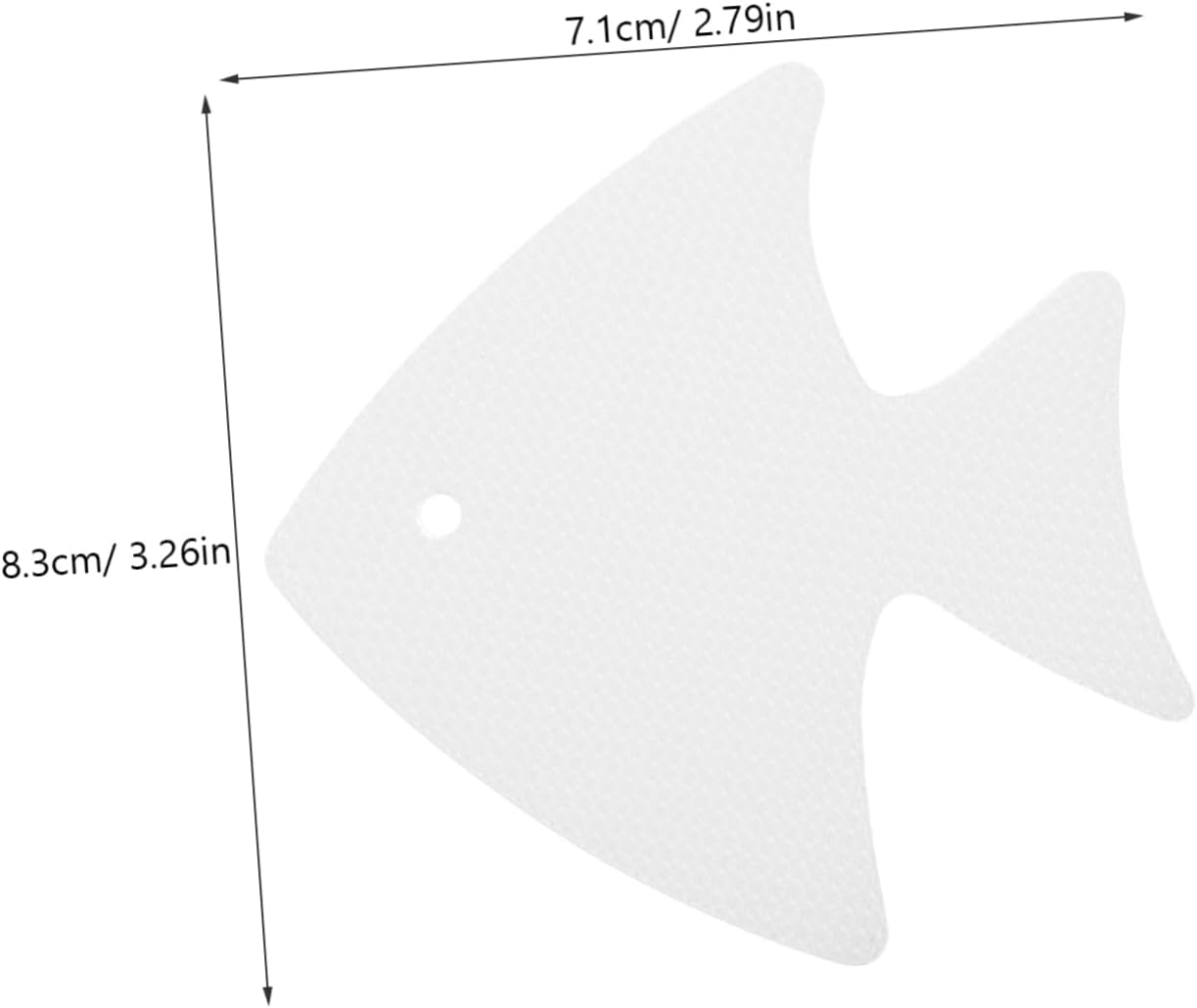 ABOOFAN 12PCS Non-Slip Bath Tub Stickers Fish Shape Decals