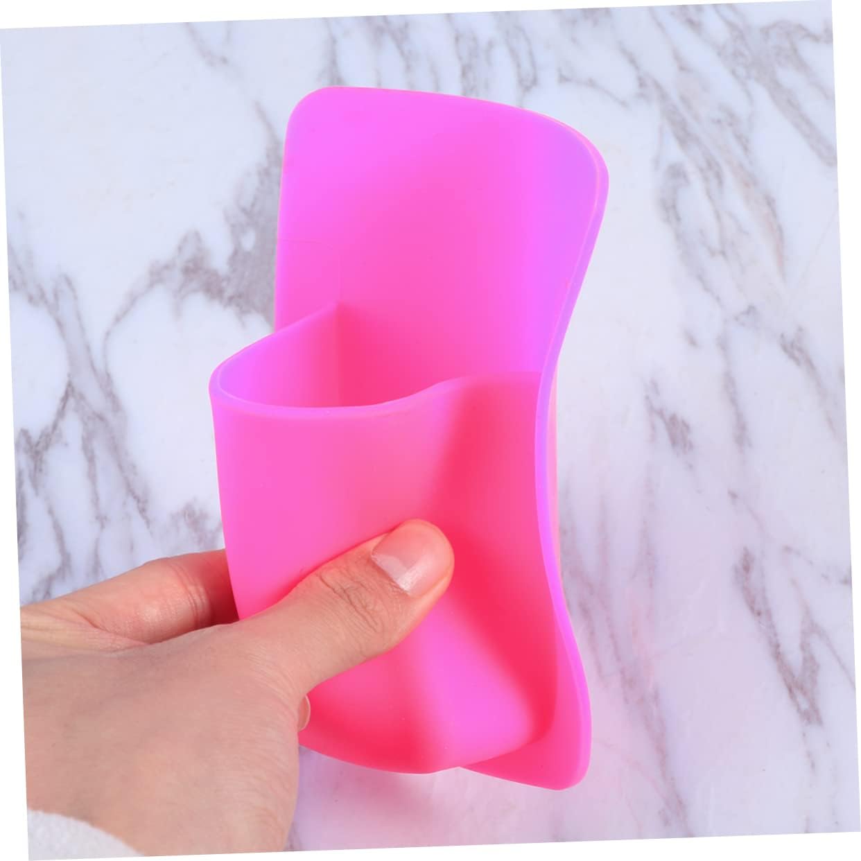 Silicone Wall Mounted Toothbrush Holder with Drainage System