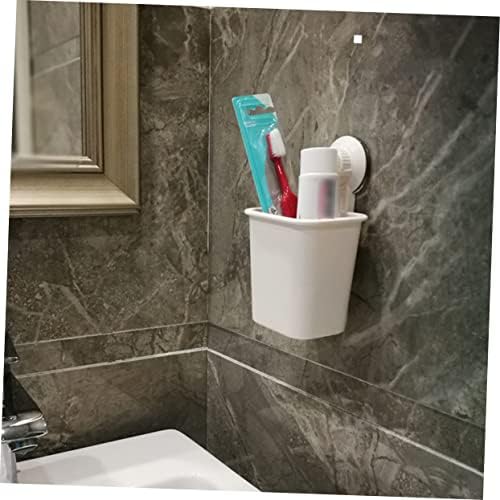 Ciieeo Wall Mounted Toothbrush Holder with Suction Cup No Drilling