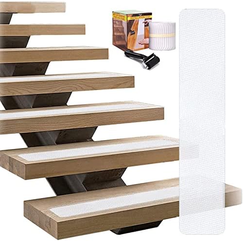 WLWLEO Anti-Slip Stair Treads 15 Pack 4x24in