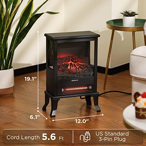 TURBRO Suburbs TS17Q Electric Fireplace Stove