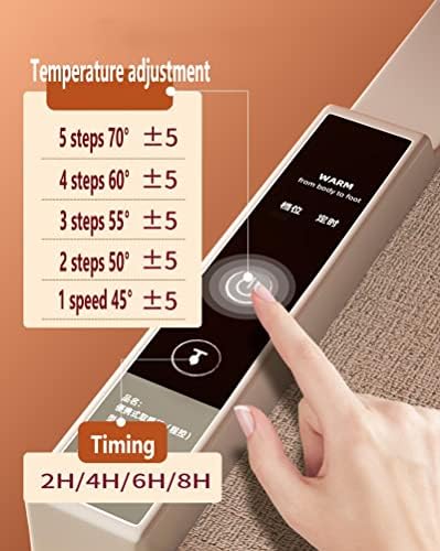 GGGUOJINN Portable Electric Space Heater with Coral Blanket