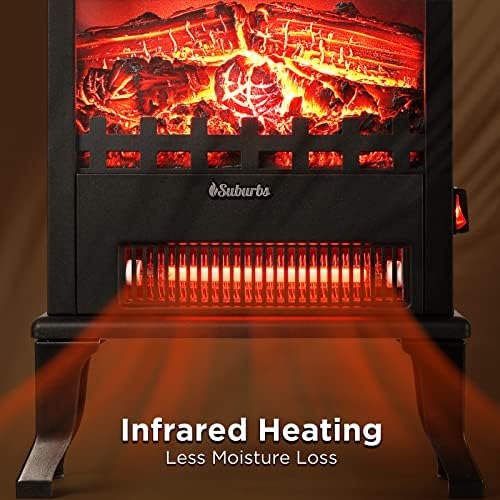 TURBRO Suburbs TS17Q Electric Fireplace Stove