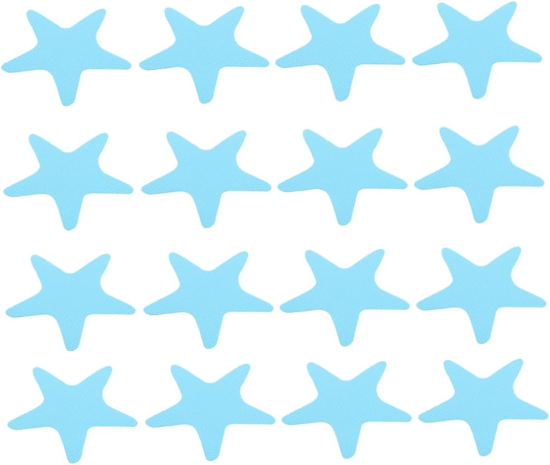 PRETYZOOM 40pcs Star Shape Non-Skid Traction Stickers for Bath and Shower