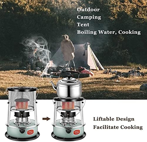 Kerosene Stove Heater with Adjustable Height and Oil Gauge