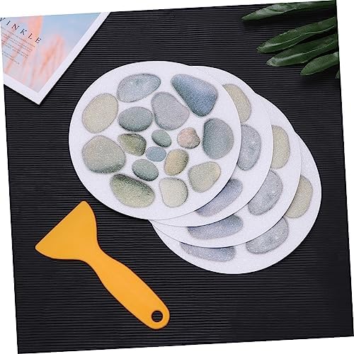 Yardenfun 4pcs Non-Slip Stickers for Tub and Shower Safety