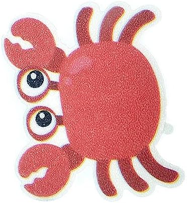 ULTECHNOVO Non-Slip Bath Stickers 5pcs Crab Design