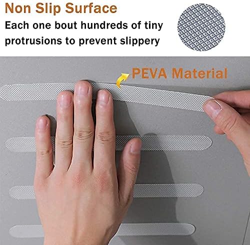 V-TOP 2 Pack Tub Stopper with 30 Non Slip Stickers