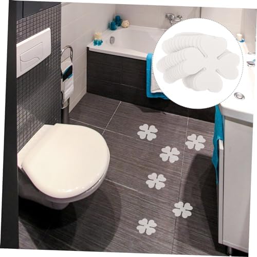 Zerodeko 12pcs Floral Non-Slip Bathtub Stickers
