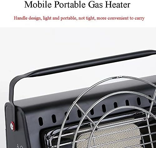 HXSM Portable Propane Heater Stove 2 in 1 Black