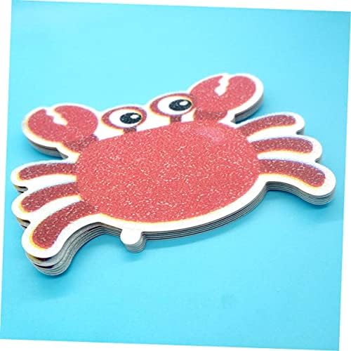 Non-Slip Bath Grip Stickers 5 Pack with Crab Design