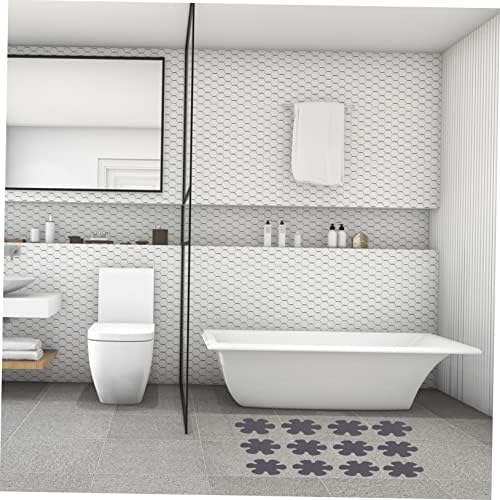 PRETYZOOM Flower Shaped Anti-Slip Bath Stickers 20pcs Set