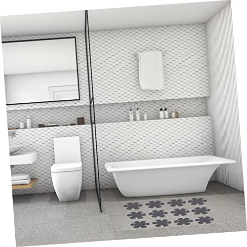 CAXUSD Flower Bathtub Stickers 20pcs Non-Slip Mat Set