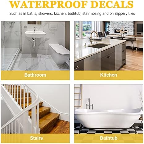 PATKAW Duck Shape Non-Slip Bathtub Stickers Set