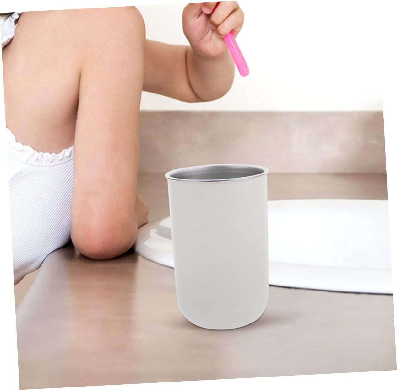 Ciieeo 2pcs Unbreakable Mouthwash Cups for Travel and Bathroom Use