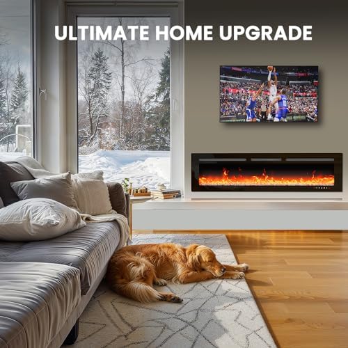 Silonn 60 Smart Electric Fireplace with App Remote