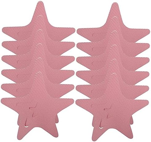 12pcs Star Shape Non-Slip Bathroom Stickers for Bathtub and Shower