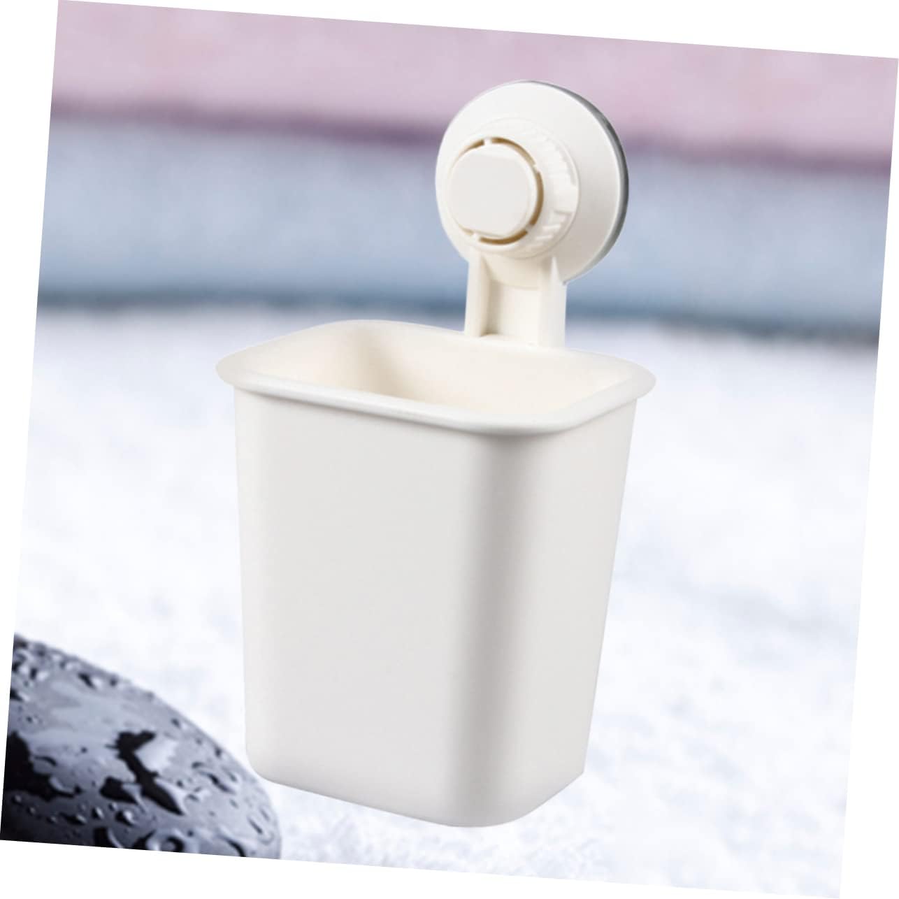 Ciieeo Wall Mounted Toothbrush Holder with Suction Cup No Drilling