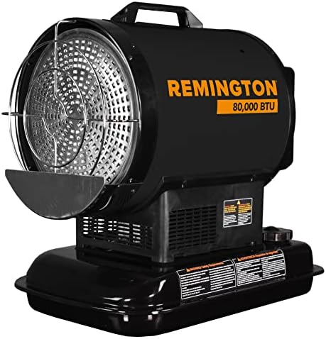 Remington 80000 BTU Kerosene Diesel Radiant Heater with Thermostat