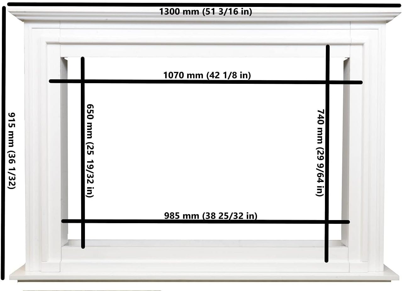 Touchstone Sideline Elite Forte 40 Inch Smart Electric Fireplace with Mantel