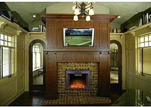 Masarflame 40 Inch Electric Fireplace Insert with Fire Sound and Remote Control