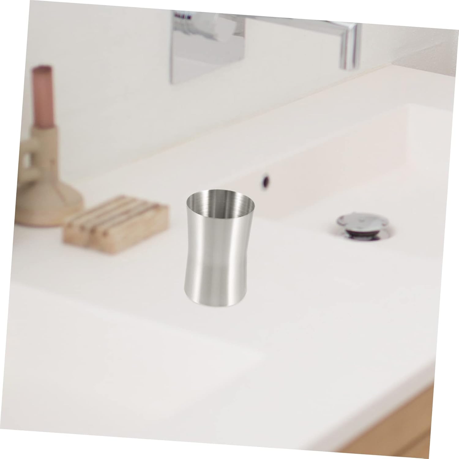 iplusmile Lightweight Stainless Steel Travel Toothbrush Holder