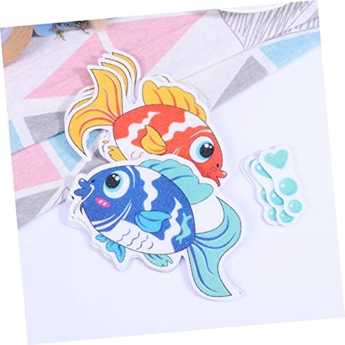 ETHZZLE Non-Slip Fish Decals 8 Pack Bath Safety Stickers