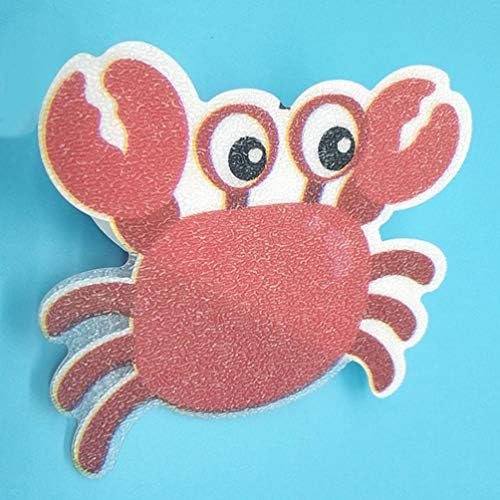 Cabilock 5pcs Non-Slip Bathtub Stickers with Crab Design