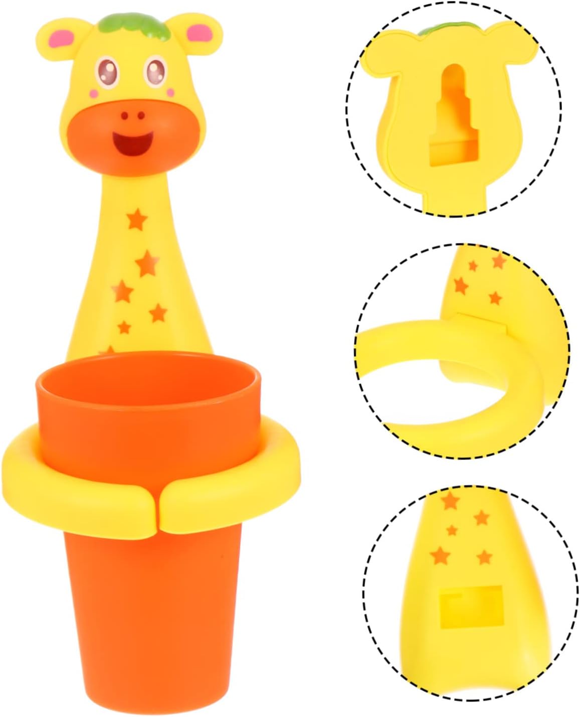 Toothbrush Holder Rack PP Plastic Cups Ventilated