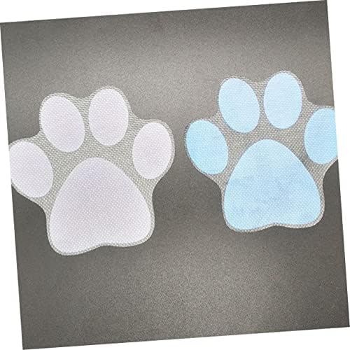 PRETYZOOM 4pcs Cartoon Dog Footprint Bathtub Decals