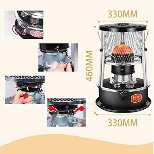 WEBUP Kerosene Heater Stove 6L Blue Portable Indoor Camping Warming Stove