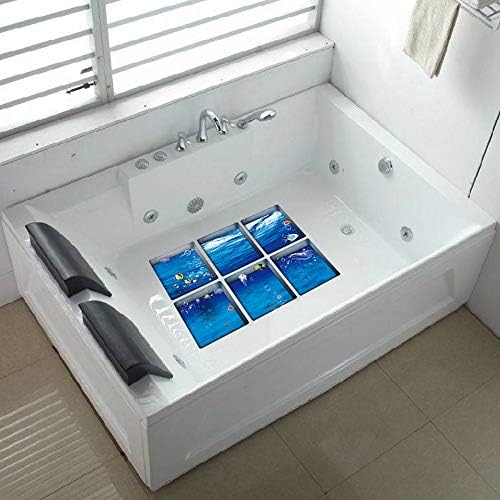 AILEGOU 3D Non-Slip Bathtub Stickers with Fishes