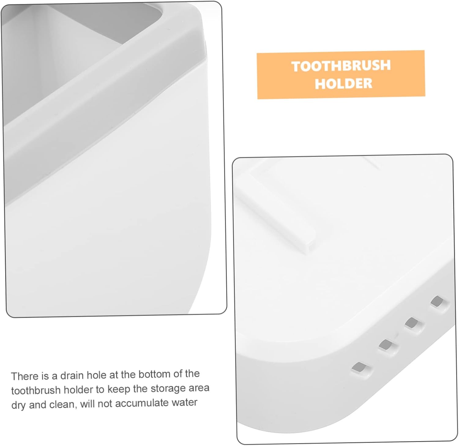 GLEAVI Wall Mounted Toothbrush Holder for Electric Toothbrushes